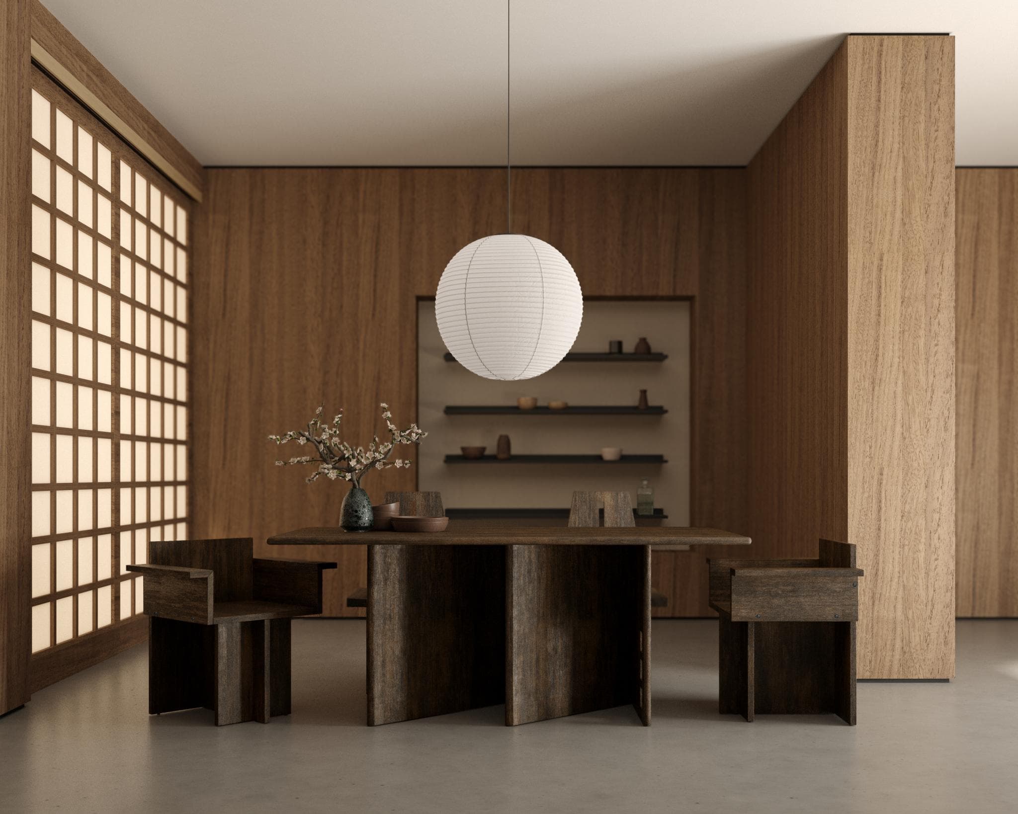 Kyoto Armchair view 3