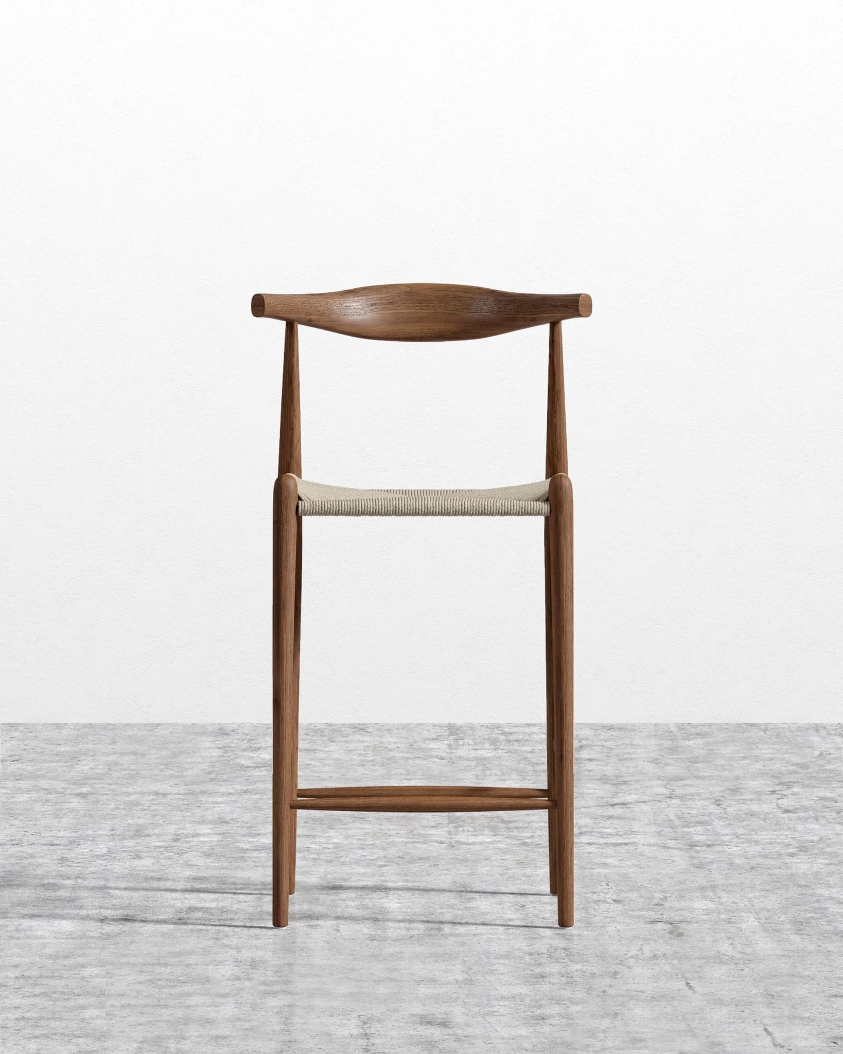 Elbow Counter Stool - Woven