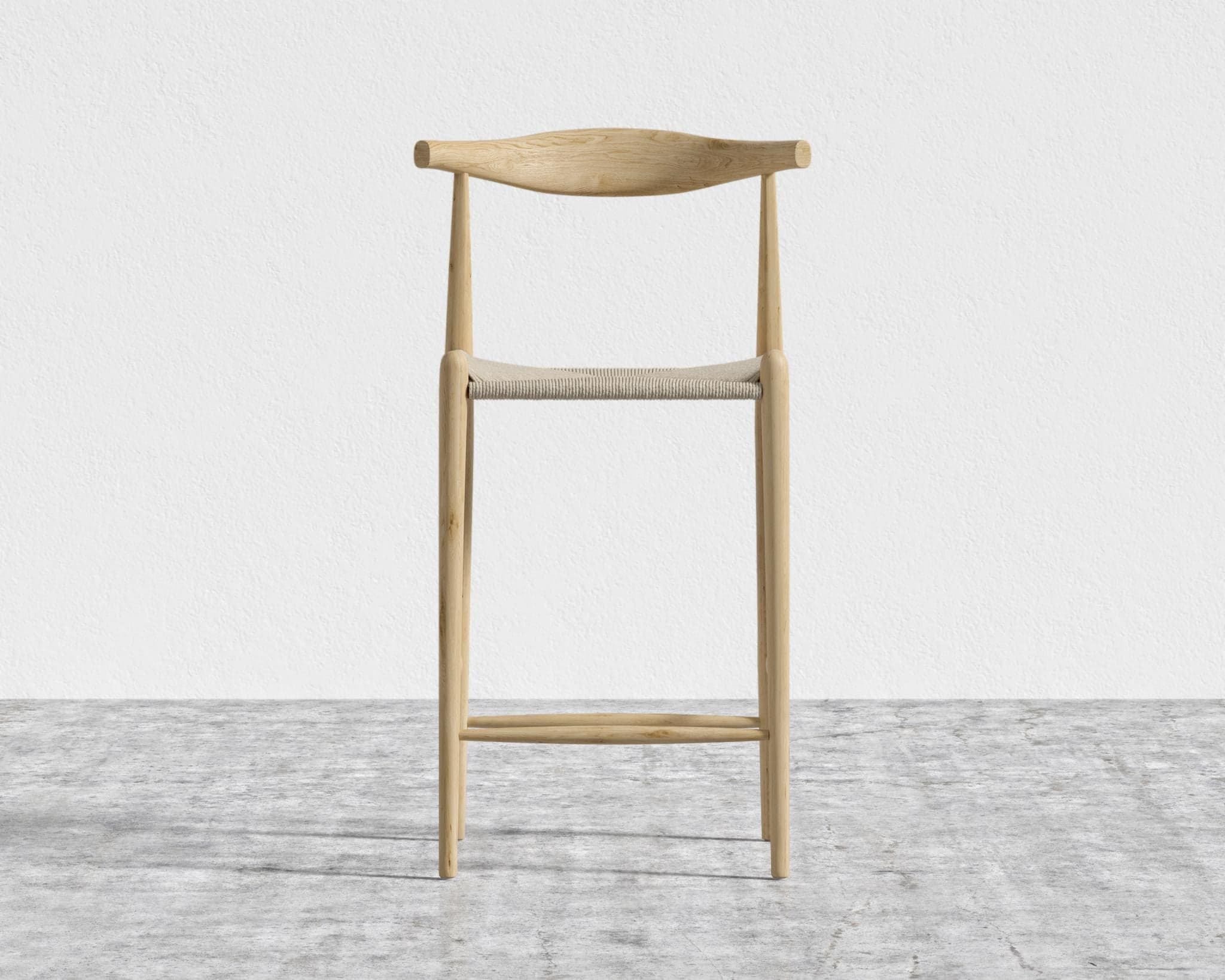 Elbow Counter Stool - Woven