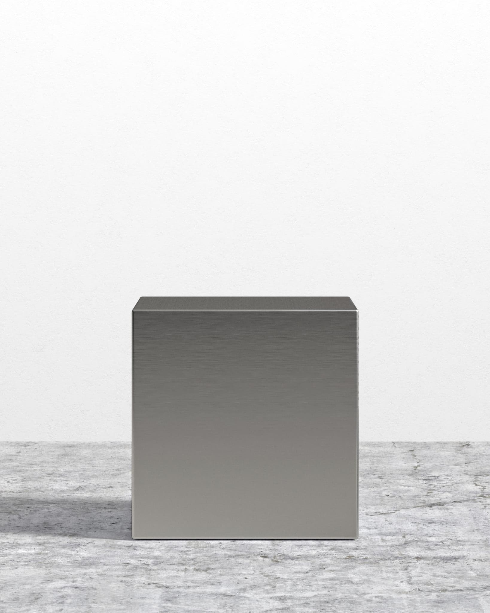 Liza Side Table - Brushed Stainless Steel